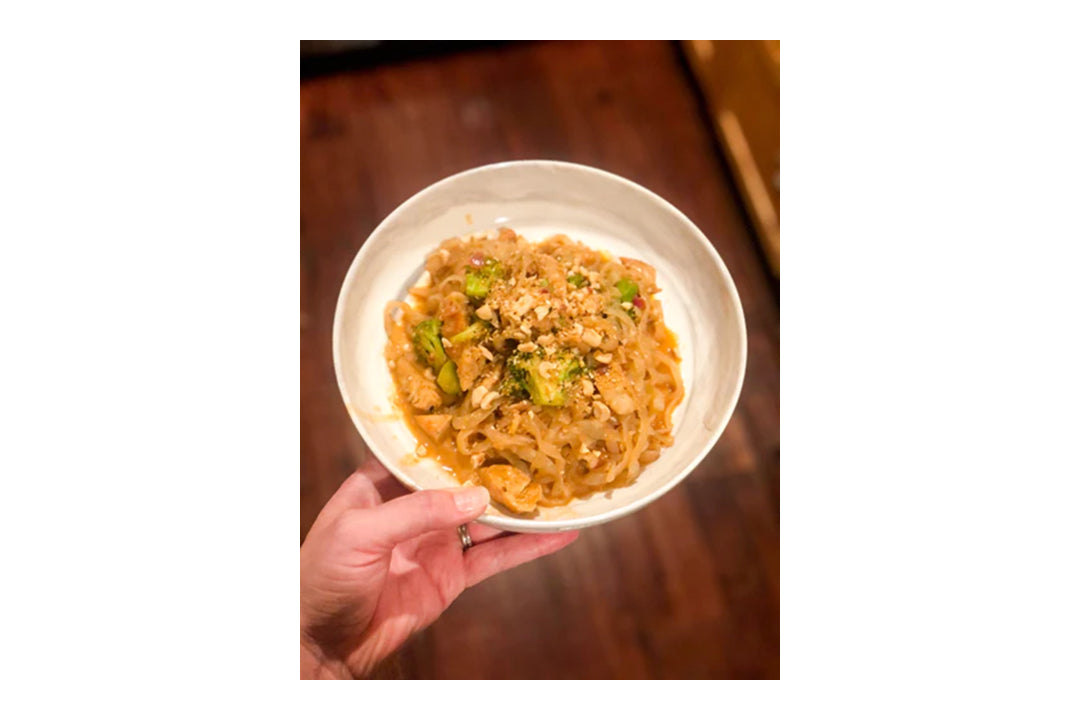 Apricot Ginger Teriyaki Pad Thai with Terrapin Ridge Farms Apricot Ginger Teriyaki Glaze Apricot Ginger Teriyaki Pad Thai with Terrapin Ridge Farms Apricot Ginger Teriyaki Glaze